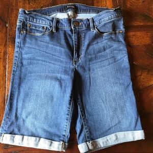 Denim Bermuda shorts